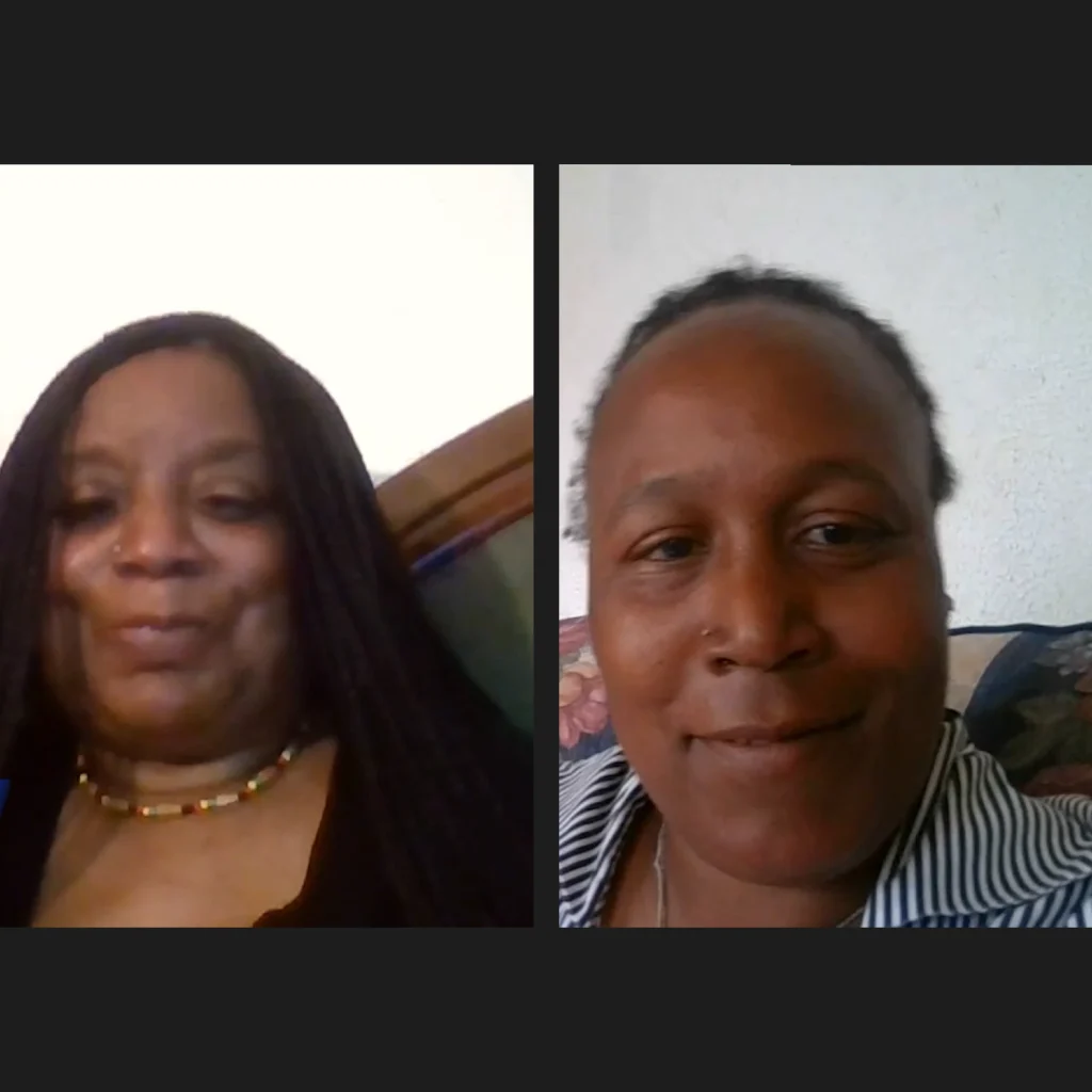 Sklyla Pawnell and Gloria Hicks